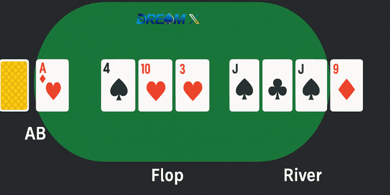 德州撲克遊戲階段流程圖