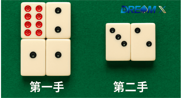 牌九配牌策略示意圖