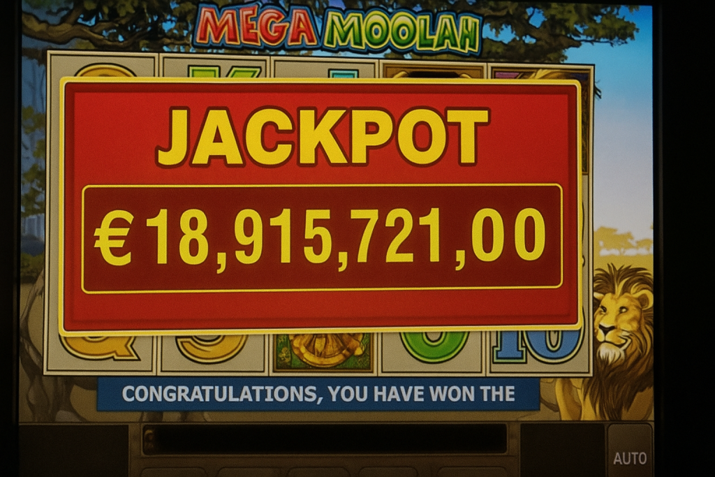 老虎機jackpot中獎實例圖