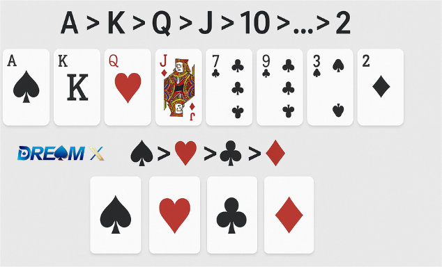 撲克牌比大小規則圖