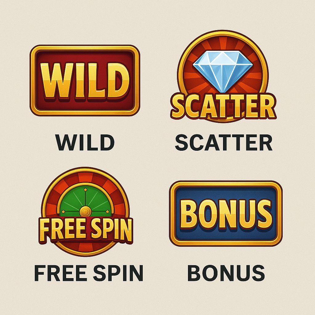 老虎機符號說明圖