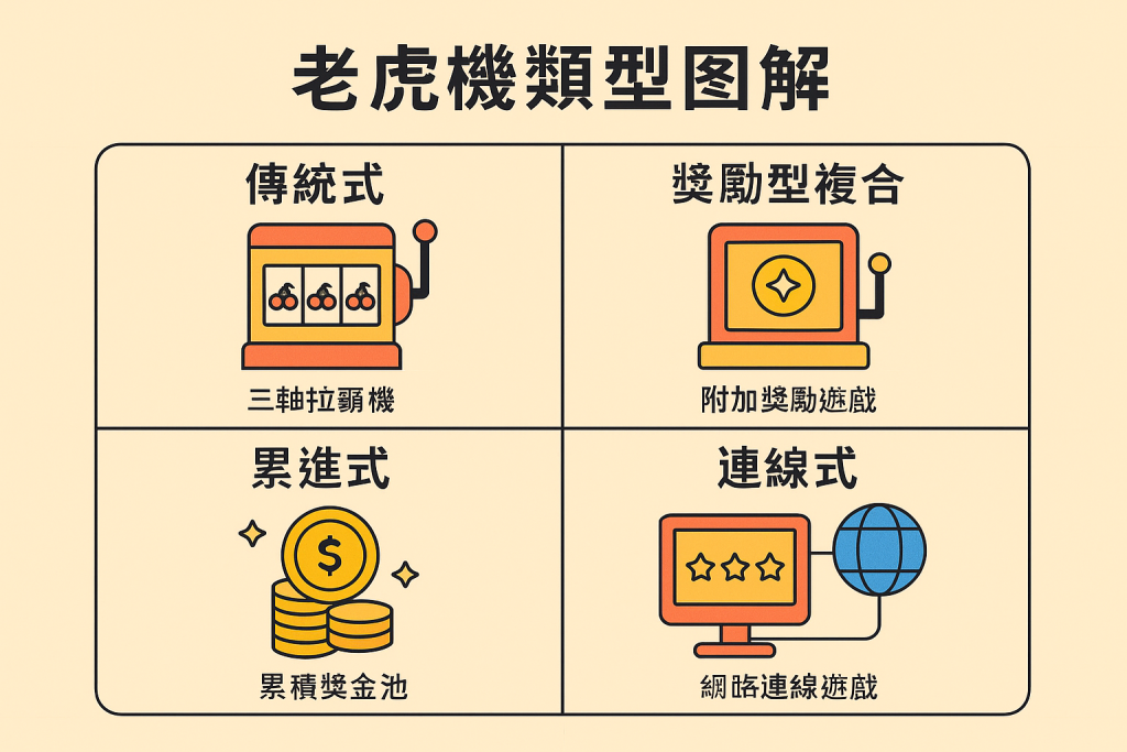 老虎機類型圖解