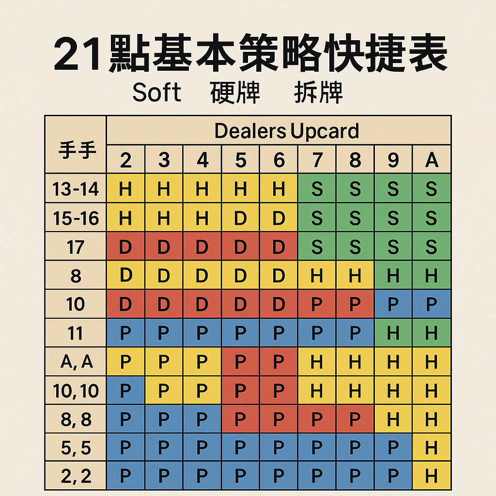21點算牌 High-Low 教學